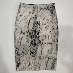 Zara Marbled Pencil Skirt